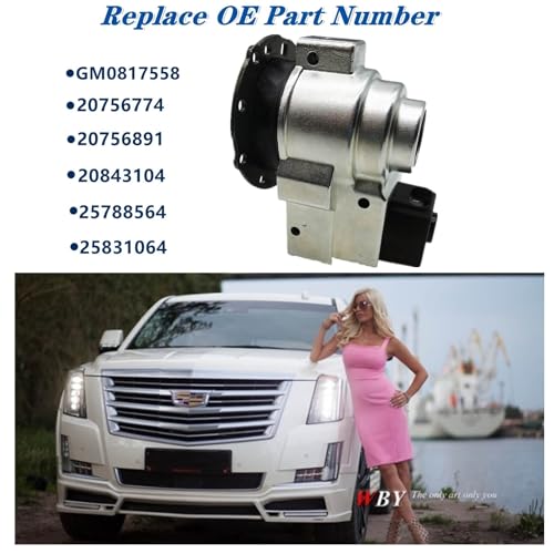 Power Folding Door Mirror Motor Compatible with 2007-2013 GMC Yukon Sierra,2007-2013 Chevrolet Tahoe Suburban Silverado,2007-2013 Cadillac Escalade, Left/Right #GM0817558,20756891