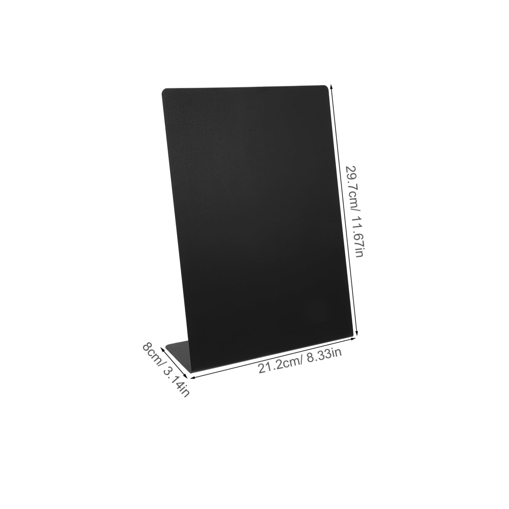 Unomor 2pcs Tabletop Chalkboard Sign Reusable Chalk Food Labels for Parties Buffets Events Versatile Blackboards for Display Menu Presentation