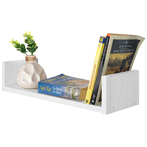 QUALITÀ: la superficie di questo set di ripiani da parete è resistente al contatto con l'acqua. Inoltre, dispongono di un fissaggio invisibile che ne agevola il montaggio, rendendo il prodotto una libreria solida e sicura.