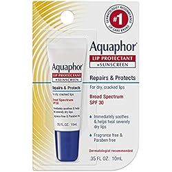 Aquaphor Lip Repair + Protect, Broad Spectrum SPF 30 0.35 oz (Pack of 3)