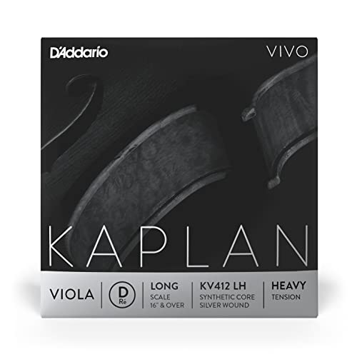 D�Addario Kaplan Vivo Viola D String, Long Scale, Heavy Tension, KV412 LH