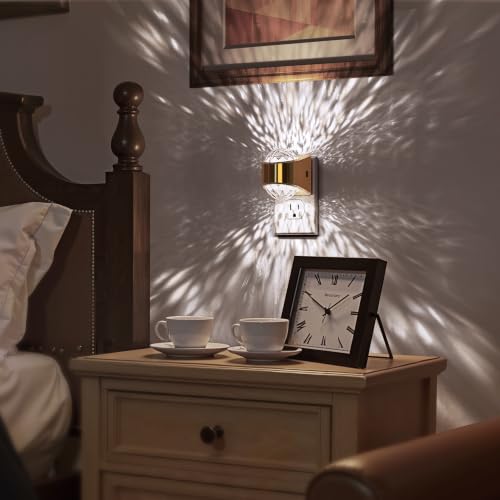 Image of Briignite Night Light Plug into Wall, Color Changing Night Light for Kids, 3CCT Diamond Design with Star Projector, Dusk to Dawn Sensor for Nursery Bathroom Bedroom Gaming Room Decor Gift, 2 Pack