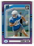 2024 Donruss Optic Preview Pink #332 Sione Vaki Detroit Lions RC Rookie NFL Football Trading Card