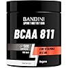 Bandini® AMINOACIDI RAMIFICATI BCAA 8 1 1 | 500 Compresse Amminoacidi Fermentati, Con Vitamina B1 e B6 | 8.1.1 con Leucina, Isoleucina, Valina | Intra Pre Post Workout - Per Palestra | Vegan