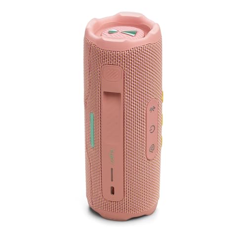 Image of JBL Flip 7 (Pink) + Bundle with divvi! Protective Hardshell Case (Black)