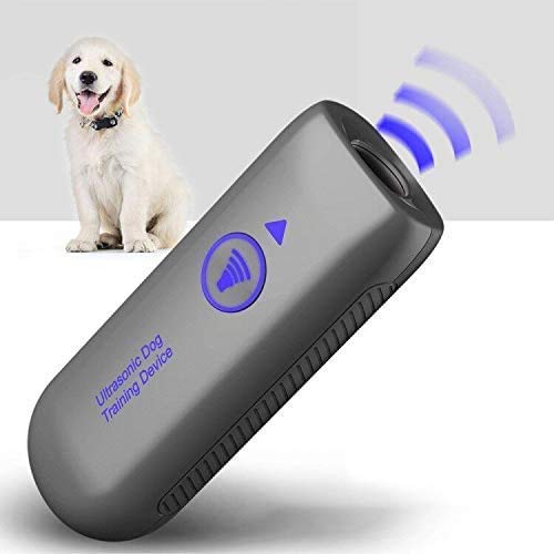 WYJW Dispositif Anti-aboiement à ultrasons Rechargeable, Appareil à ultrasons, dissuasifs soniques Rechargeables Contre Les aboiements, répulsif Anti-aboiements étanche pour l'extérieur