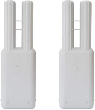 Mikrotik OmniTIK 5 PoE RBOmniTikUPA-5HnD 2-UNITS weatherproof outdoor Access Point with dual-polarized omni antennas, 5xEthernet ports with PoE output, 802.11a/n wireless radio