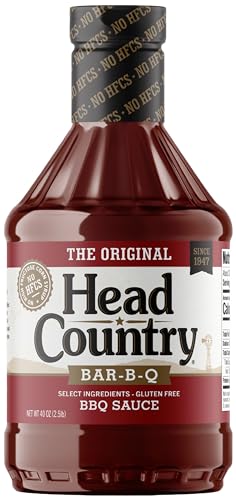Head Country BBQ Sauce, Original | 40 Ounce | Sweet & Savory Championship Barbeque Sauce For Chicken, Pork, Ribs & Burgers