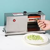 Kommerzieller Bohnenschäler, Edelstahl Elektrische Erbsenschalenmaschine, 60rpm 25W, Teleskopeinstellung, Schnelles Schälen, für Edamame, Fava Bohnen, Erbsen