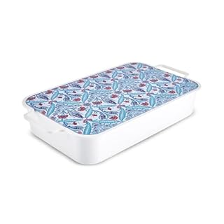 Karaca Mar 8-Piece Breakfast Set, 6 Glass Bowls with Tray & Glass Lid, Snack Bowl with Lid, Snack Plate with Compartments & Storage Box