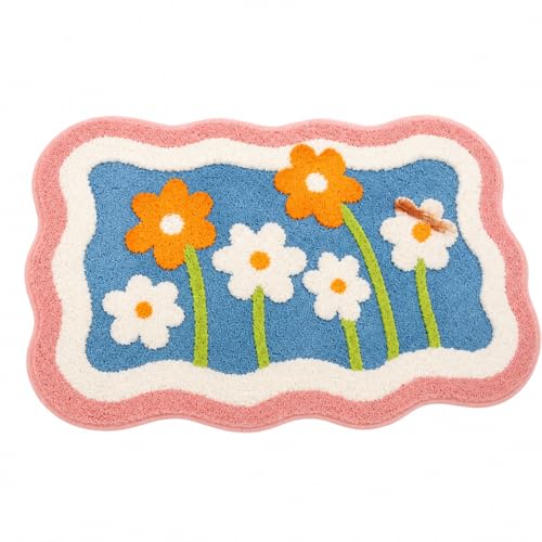 Image of Door Mat | Water Absorbent, Anti-Skid, Machine Washable Floor Mat | Soft Microfiber Carpet for Home, Living Room & Bedroom | Premium Decorative Mat (1 Door Mat, Rectangular)