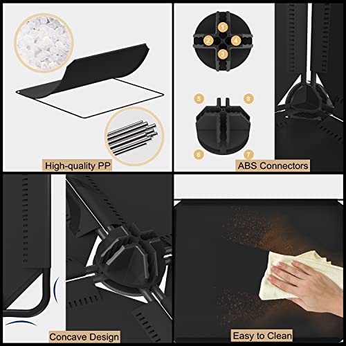 Bastuo Cube Storage Organizer, 6-Cube Closet Shelves Modular Storage Cabinet Units, Diy Plastic Storage Cube Organizerv Bookcase Shelves Organizer With Doors For Livingroom, Bedroom And Office #TOP4