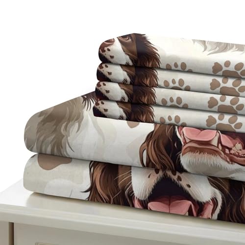 Parure Springer Spaniel respirante : résout le problème de literie inconfortable