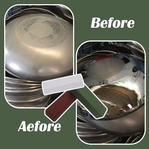 CHROMACRAFT 3 Stück Metallpolierwachs, Polierschneidmasse, Schleifpolierwerkzeug, Multifunktionales Polierwerkzeug