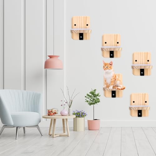 Escalones de pared para gatos CroBlissful paquete x8 miniatura 5