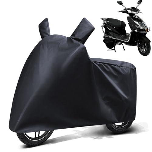 Image of FABTEC Waterproof Scooty Body CoverCompatible with Okaya ClassIQ, A1 (Black)