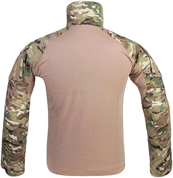 EMERSONGEAR Männer Taktik-Hemd, Gen3 Airsoft Kampfarmee Paintball Schnelltrocknender Langärmliger BDU-T-Shirt-Oberteil