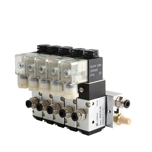 Bloc d'électrovanne normalement fermé 3V310-10-NC CC 12V collecteur 10 voies - 6