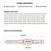 XIW Compatible for 22mm Fossil CH2891 CH2564 CH2565 CH2573 CH2574 Leather Watch Band Replacement for women Wirstband Strap men Bracelet, Black
