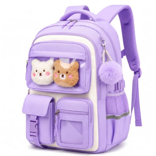 Attmu Kids Backpack for Girls, School Bag for Elementary Primary Students