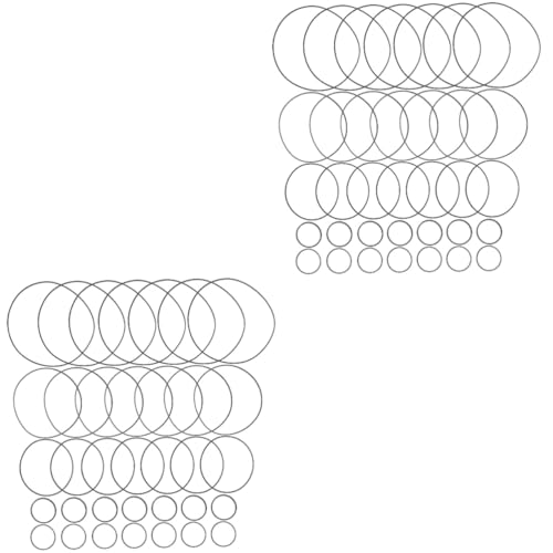 OSALADI 100pcs Cassette Recorder Belts Replacement for Tape Players Thick Square Cassette Belts for Video Machines and DVD Drives and Wear-Resistant for Daily Use