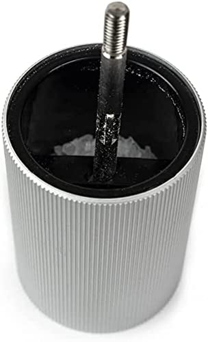 PEUGEOT - Line 12 cm Salt Mill - Classic Adjustment - PEFC-Certified Aluminum and Wood - French Manufacturing - Natural Color - Image 3