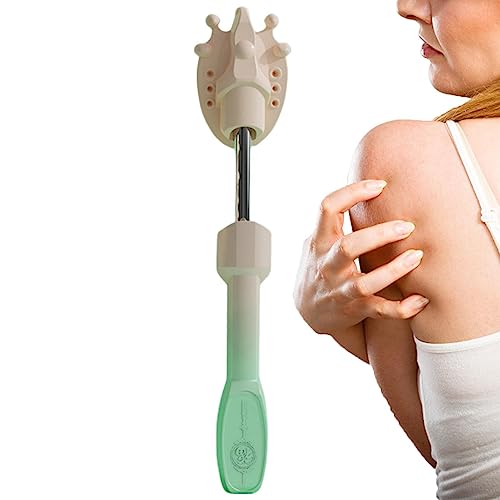 DISPRA Espalda telescópico, Rascador automático para picazón en la Espalda con Mango retráct, Espalda con vibración eléctrica con Garra ensanchada para piernas, Espalda