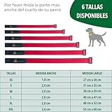 Anti-Parasitenabdeckung für Hundehalsband, Flohschutz für kleine und große Rassen, geeignet für alle Größen (Rosa, M: 36-39 cm)