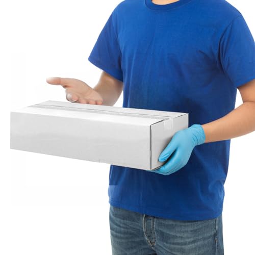 Hoikwo 12x4x3 Shipping Boxes Set of 25, White Corrugated Cardboard Box for Small Business for Packaging Mailing - Thumbnail 4