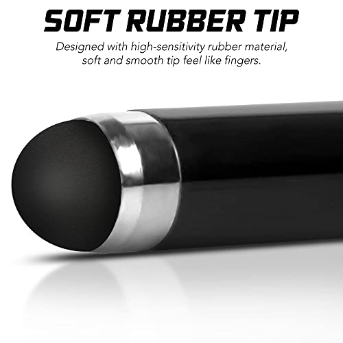 YUNJU Stylus-Stift [10er-Pack] Universal-Touchscreen-Stifte für Tablets, iPad mini, Pro, Air, Smartphones, Samsung Galaxy, mehrere Farben, Mehrfarbig