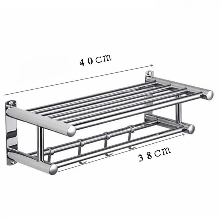 Support douche mural compact 40cm pour une salle de bain moderne - 3
