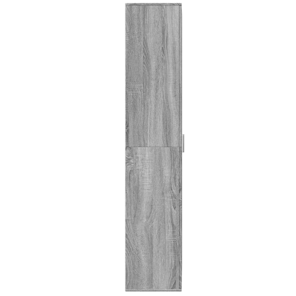 Credenza Grigio Sonoma 70x35x180 cm in Legno Multistrato,Mobiletto Multiuso,Credenza,Credenza Cucina Salvaspazio,Credenza Soggiorno Moderno,Credenza Soggiorno-3276663