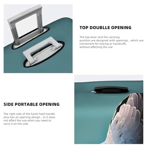 cartoon pigeon 4 print Anti-scratch Luggage Cover, Luggage Protective Case, Washable Luggage Cover4