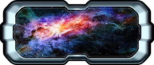 Vinilo Decorativo Espacial Colorido 24" x 10" para Pared