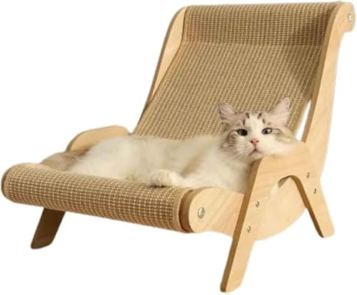 CokBlu 可愛い猫用ダンボール爪とぎ 高密度丈夫 組み立て簡単 猫ソファベッド 省スペース 運動不足改善 ストレス緩和 家具保護 ペット猫玩具 おしゃれデザイン?