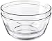Anchor Hocking 4-Quart Glass Mixing Bowl, Set of 2, Clear