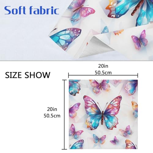 Servilletas de Tela Multicolor Set 6 20x20 pulg miniatura 6