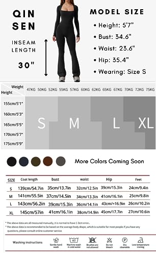 Qinsen Not A Book Long Sleeve Jumpsuits For Women Square Neck Wide Leg Full Length Romper Playsuit Black M thumb #5