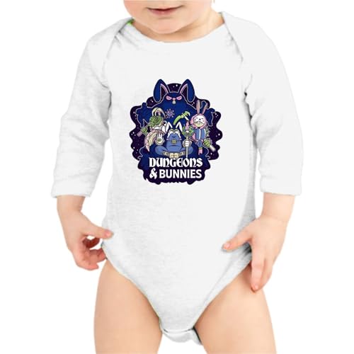 the Fan Tee Body Manga Larga de Bebe Juegos de Mesa rol Geek Dados & Dragones Frikis Fantasía 008 6 Meses
