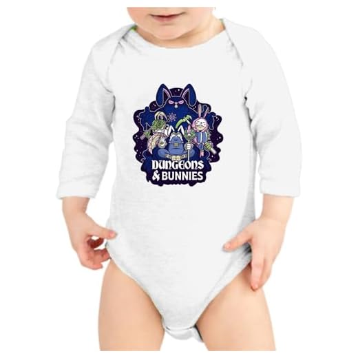 the Fan Tee Body Manga Larga de Bebe Juegos de Mesa rol Geek Dados & Dragones Frikis Fantasía 008 6 Meses