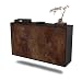 Produktbild Dekati Sideboard Naperville hängend (136x77x35cm) Korpus anthrazit matt | Front rostigen Industrie-Design | Push-to-Open
