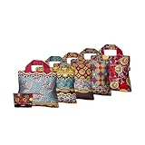 Envirosax Reusable Pouch Sets Polyester Shopping Grocery Bags Set of 5 Ankara Water Resistant