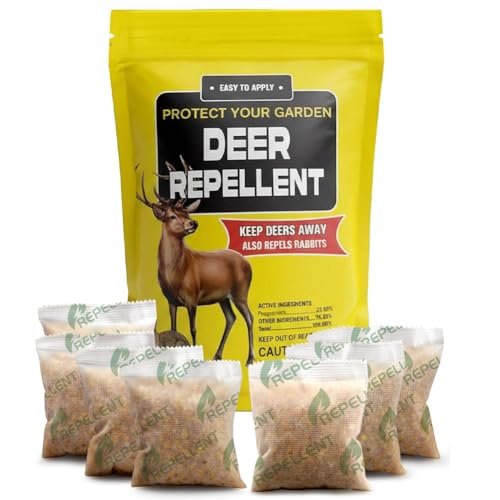 fcesiweg Deer Away Repellent, Easy to Use, 7 Packs