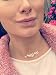 JoelleJewelryDesign Collar con Nombre Personalizados Plata de Ley chapada en Oro 18k...