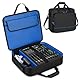 PGmoon DJ Controller Tasche Kompatibel mit Mackie ProFX12v3/ProFX10v3, Audio Mixer Tragetasche mit Mehreren Fächern für Mikrofone, Kabel und Weiteres DJ Equipment (Patentiertes Design)