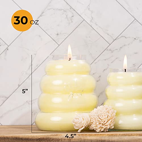 A Cheerful Giver Spring Candles Honey Apple Beehive Jar Candle - 30 Ounces With 150 Hours Burn Time - Gifts For Women #TOP5