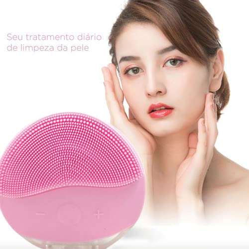 Esponja Elétrica Forever Massagem Fácil Limpeza Rosto Recarregável