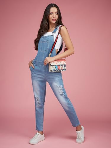 Miss Chase blue denim jumpsuit – image 6