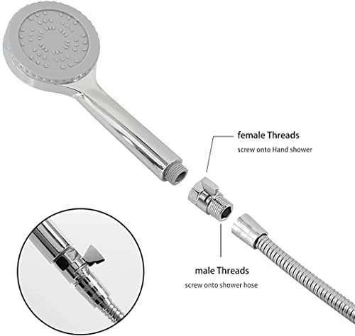 Carvedexquisitely Shower Head Shutoff Valve,100% Solid Brass Shutoff Valve For Shower Head,Water Flow Control Valve,Water Pressure Regulator G1/2 #TOP1