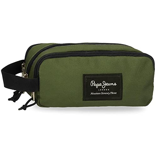 Pepe Jeans Aris Triple Case, Green, Triple Case